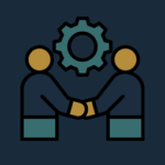 zwei Personen handshaking als Symbol für Klärungsstärke von KonfliktDirekt